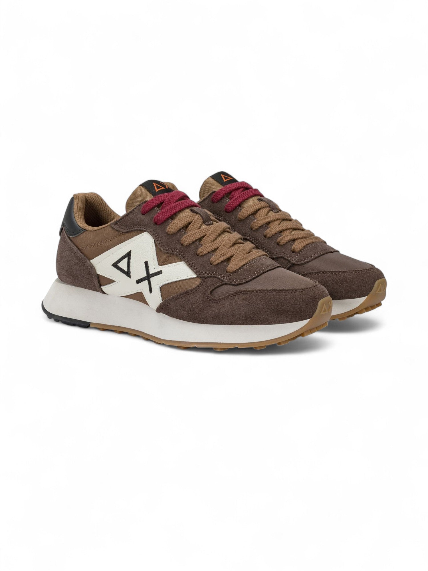 Sun68 Sneakers Uomo Jaki Bicolor Marrone - Z45114-08