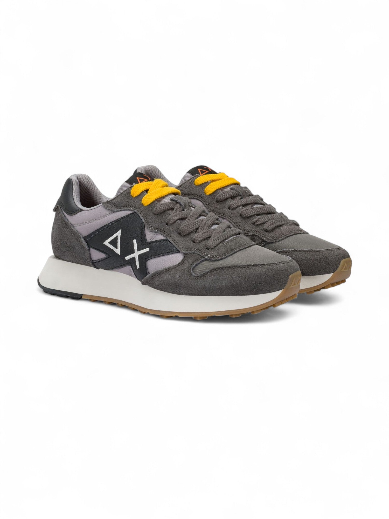 Sun68 Sneakers Uomo Jaki Bicolor Grigio Scuro - Z45114-47
