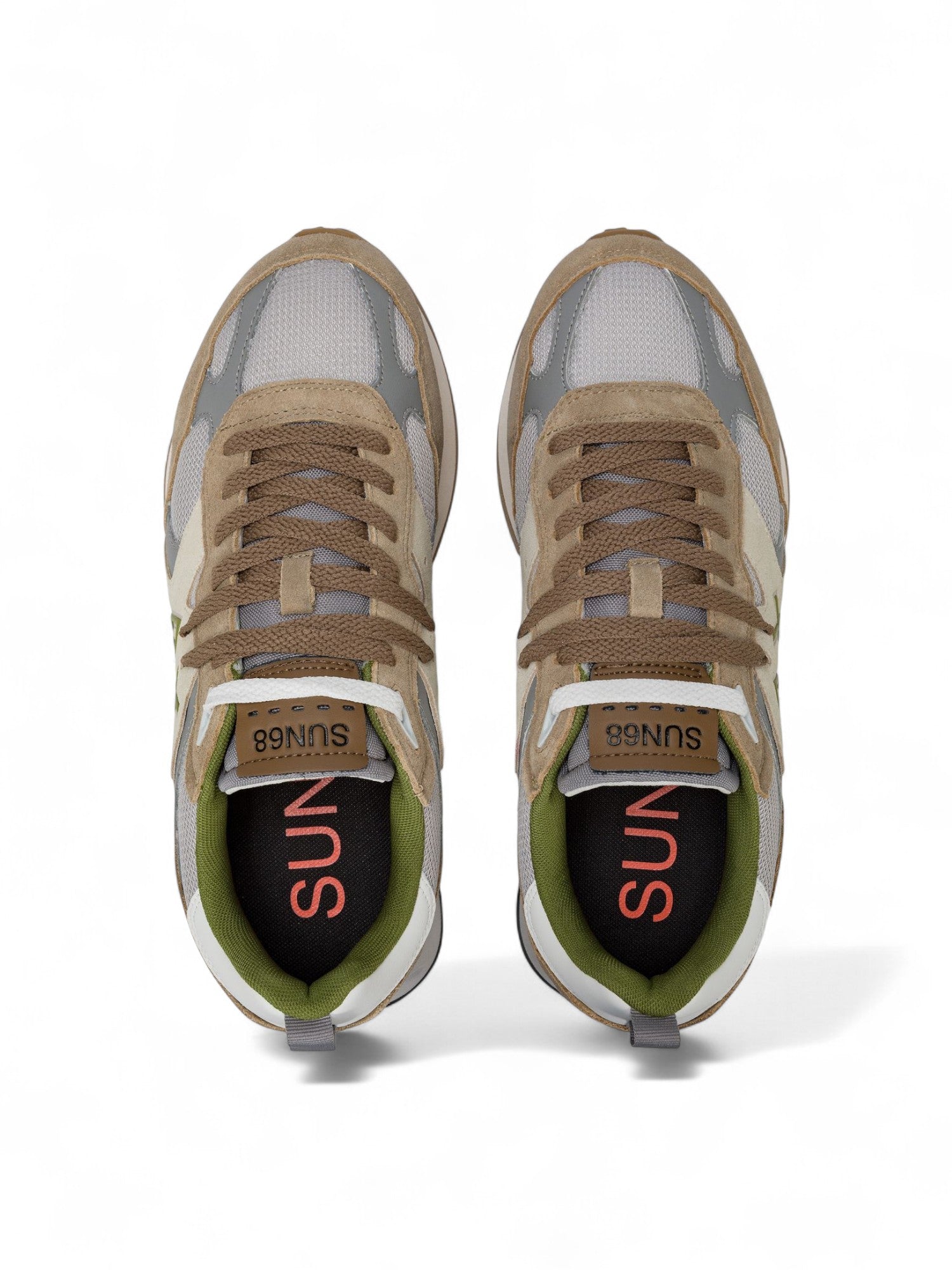 Sun68 Sneakers Uomo Jaki Outdoor Beige Scuro - Z45116-77