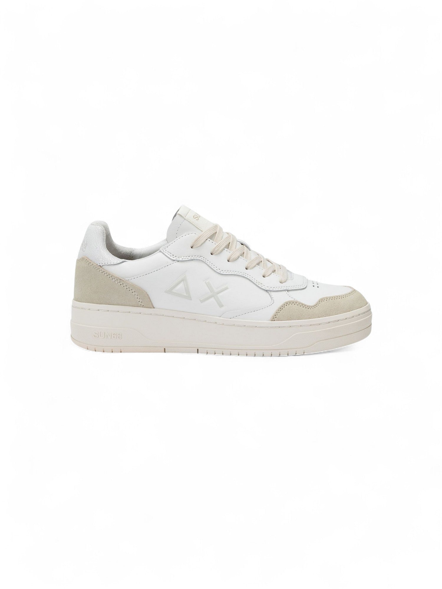Sun68 Sneakers Uomo Big Basket Bianco - Z45148-01
