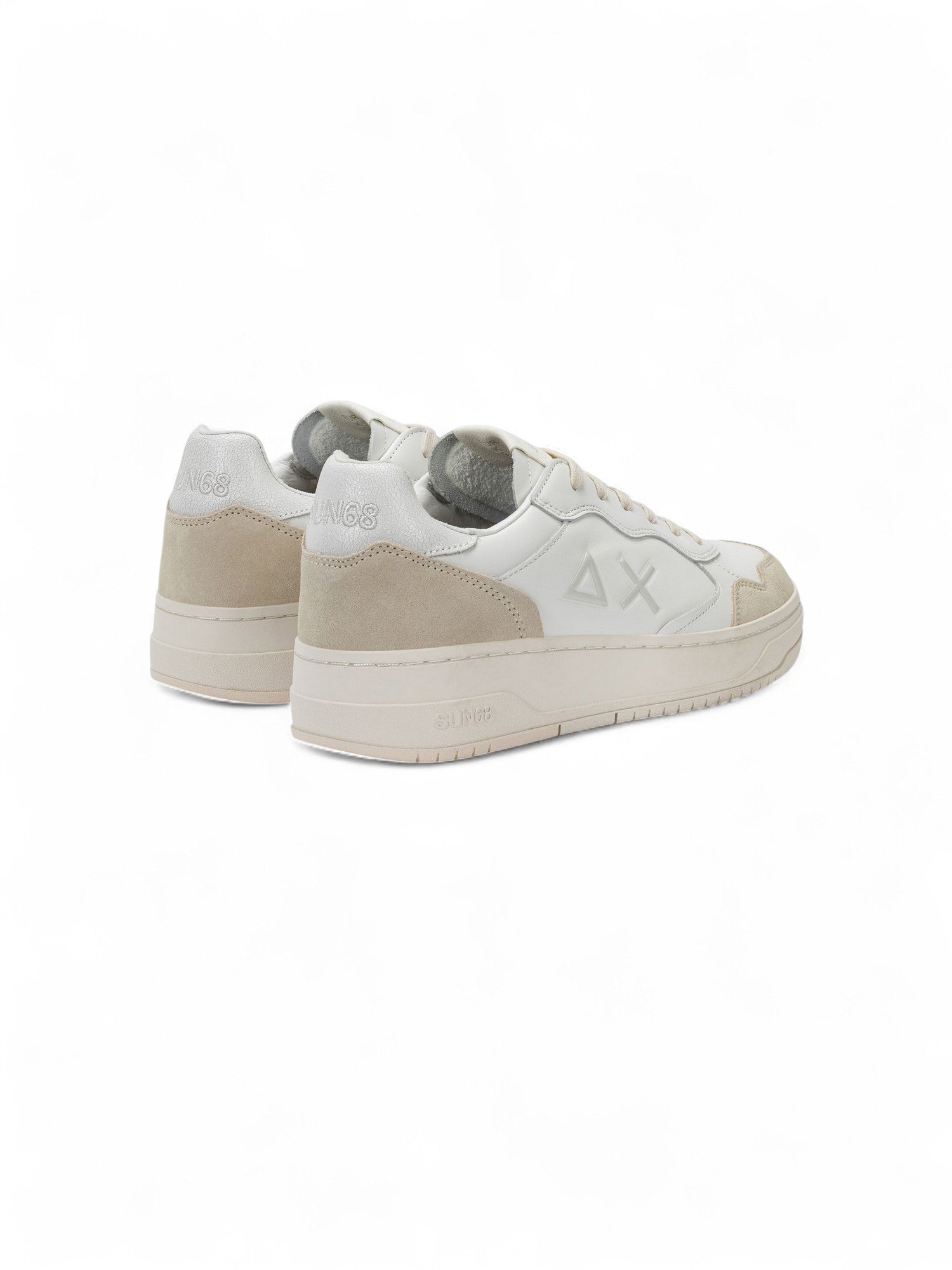Sun68 Sneakers Uomo Big Basket Bianco - Z45148-01