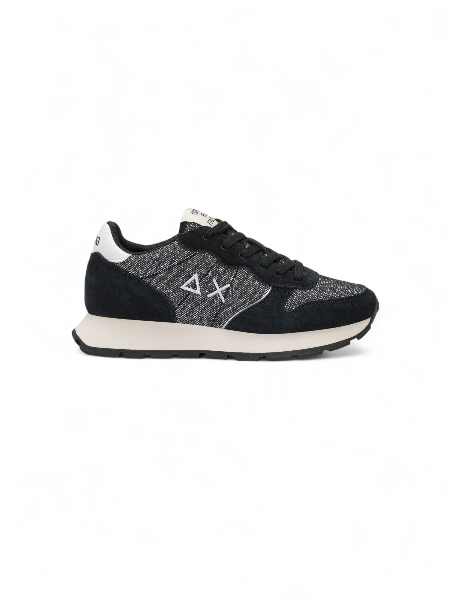 Sun68 Sneakers Donna Ally Glitter Textile Nero - Z45204-11