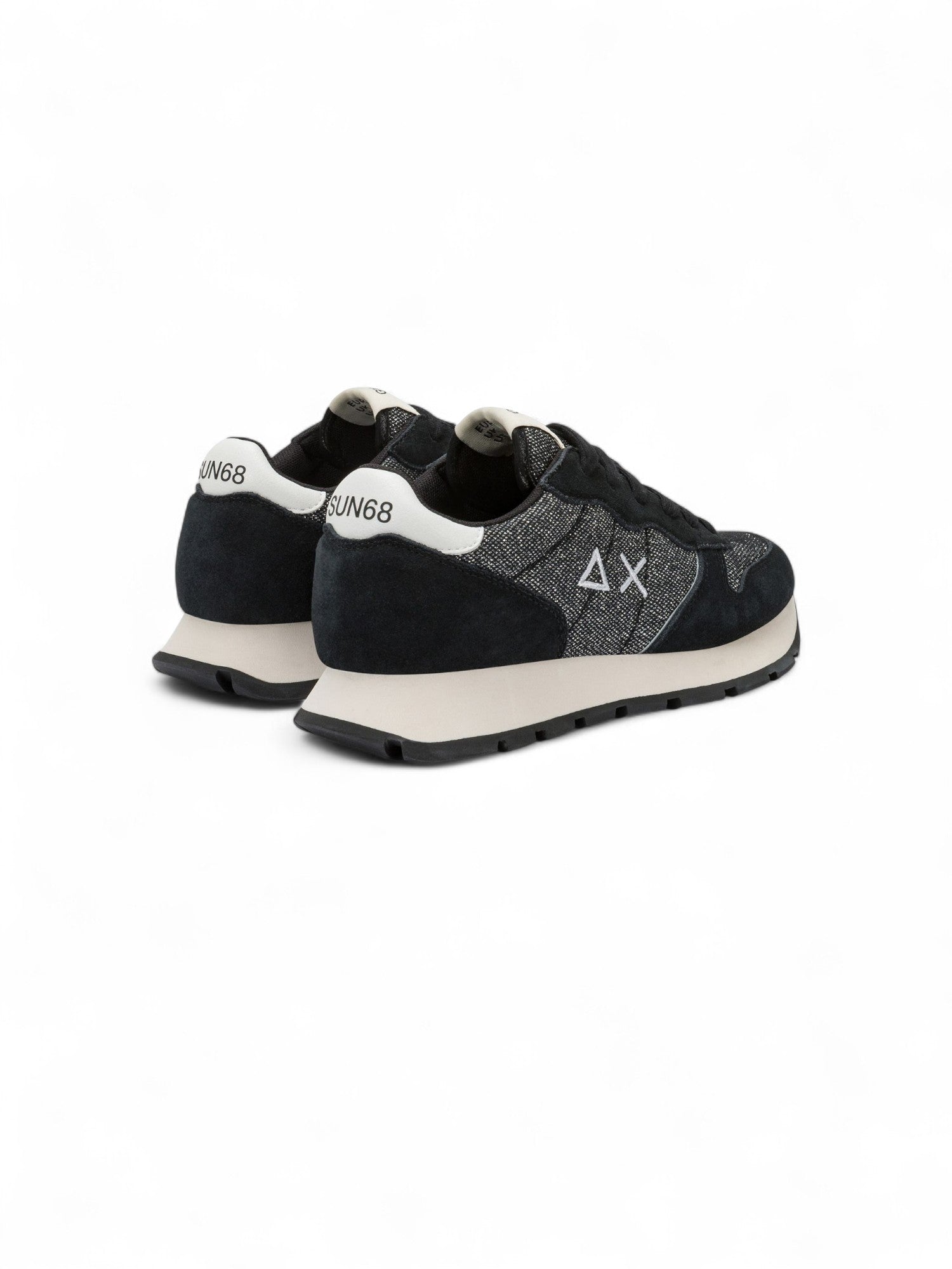Sun68 Sneakers Donna Ally Glitter Textile Nero - Z45204-11