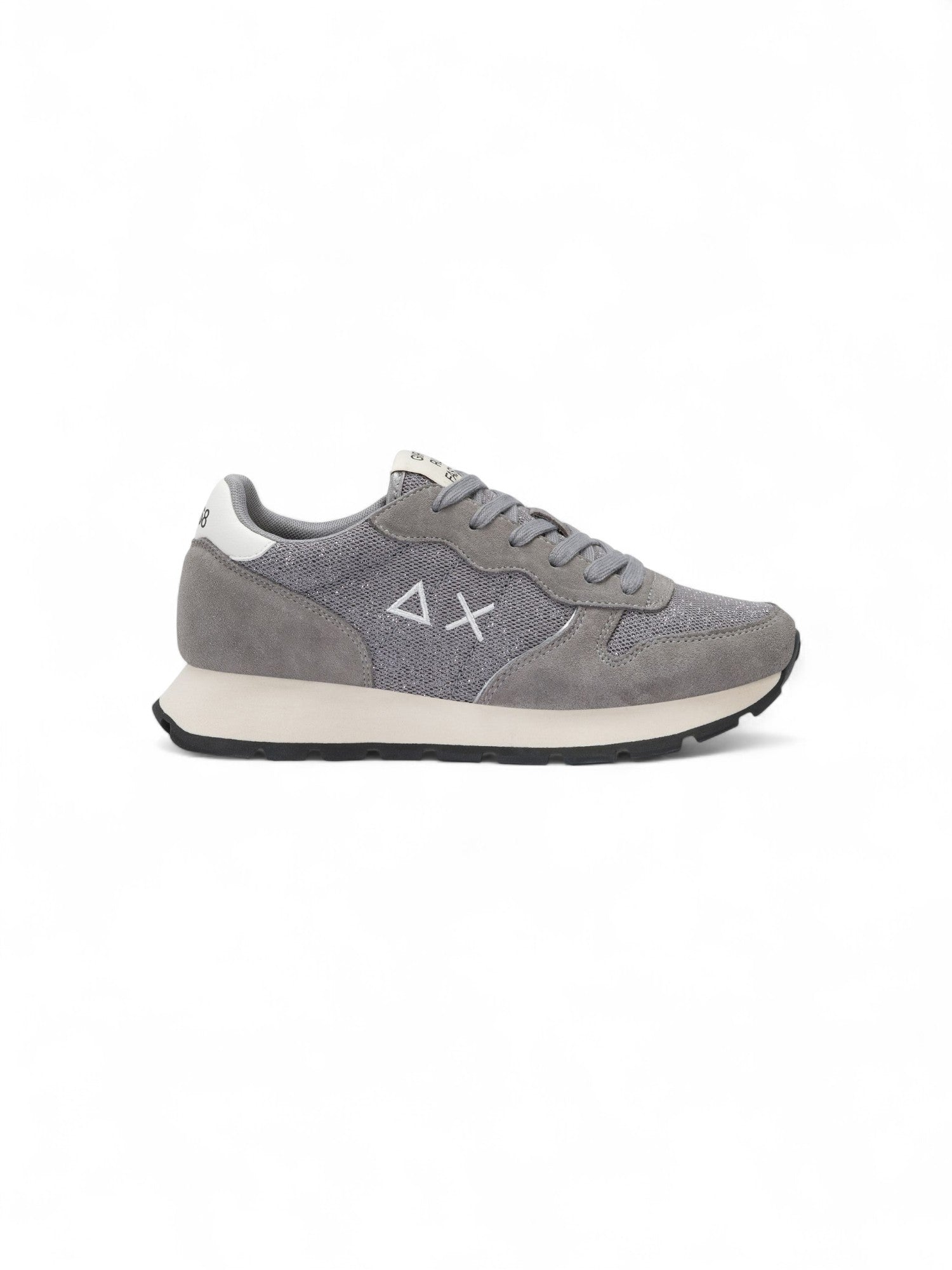Sun68 Sneakers Donna Ally Glitter Textile Grigio Medio - Z45204-34