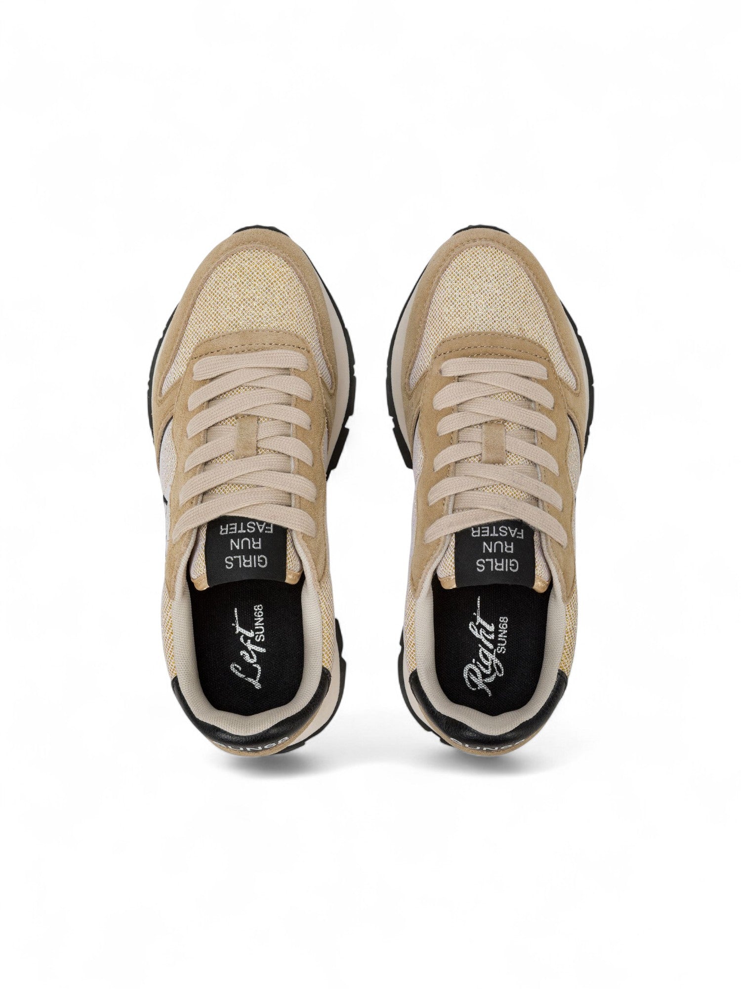 Sun68 Sneakers Donna Ally Glitter Textile Oro - Z45204-43