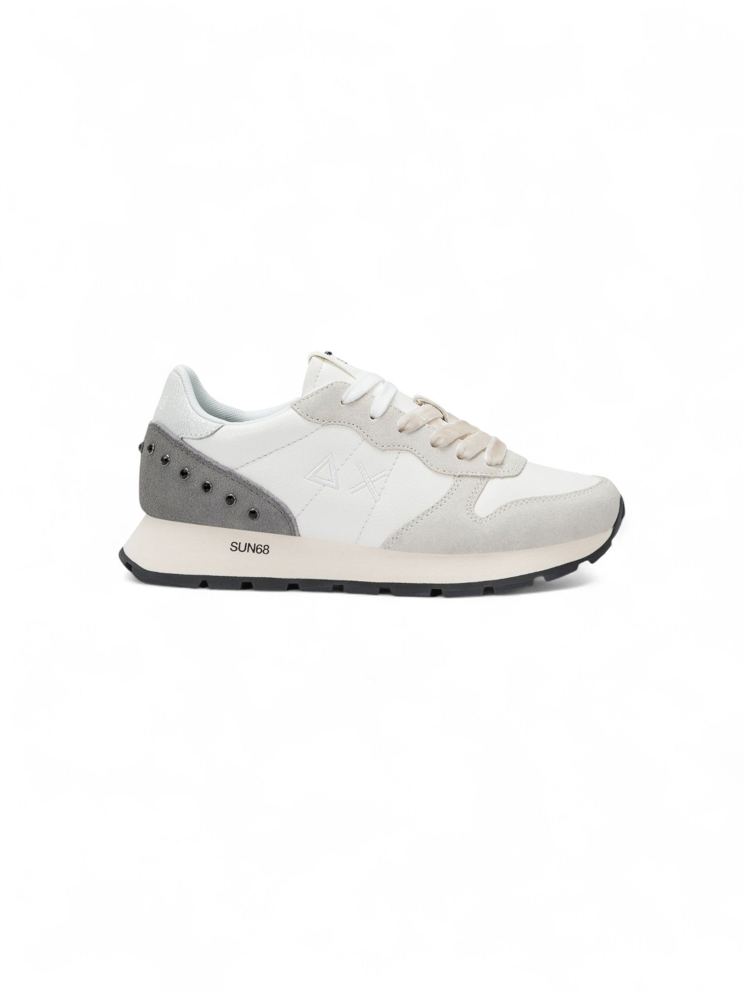 Sun68 Sneakers Donna Ally Studs Bianco Panna - Z45206-31