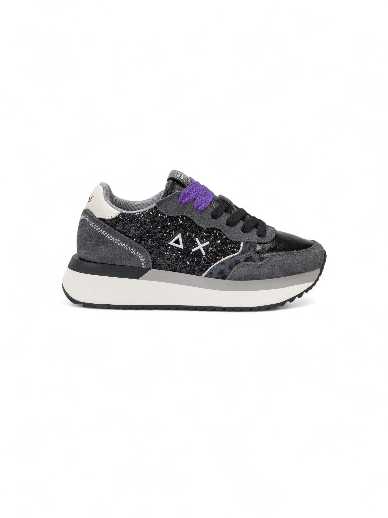 Sun68 Sneakers Donna Big Ally Glitter Nero - Z45212-11