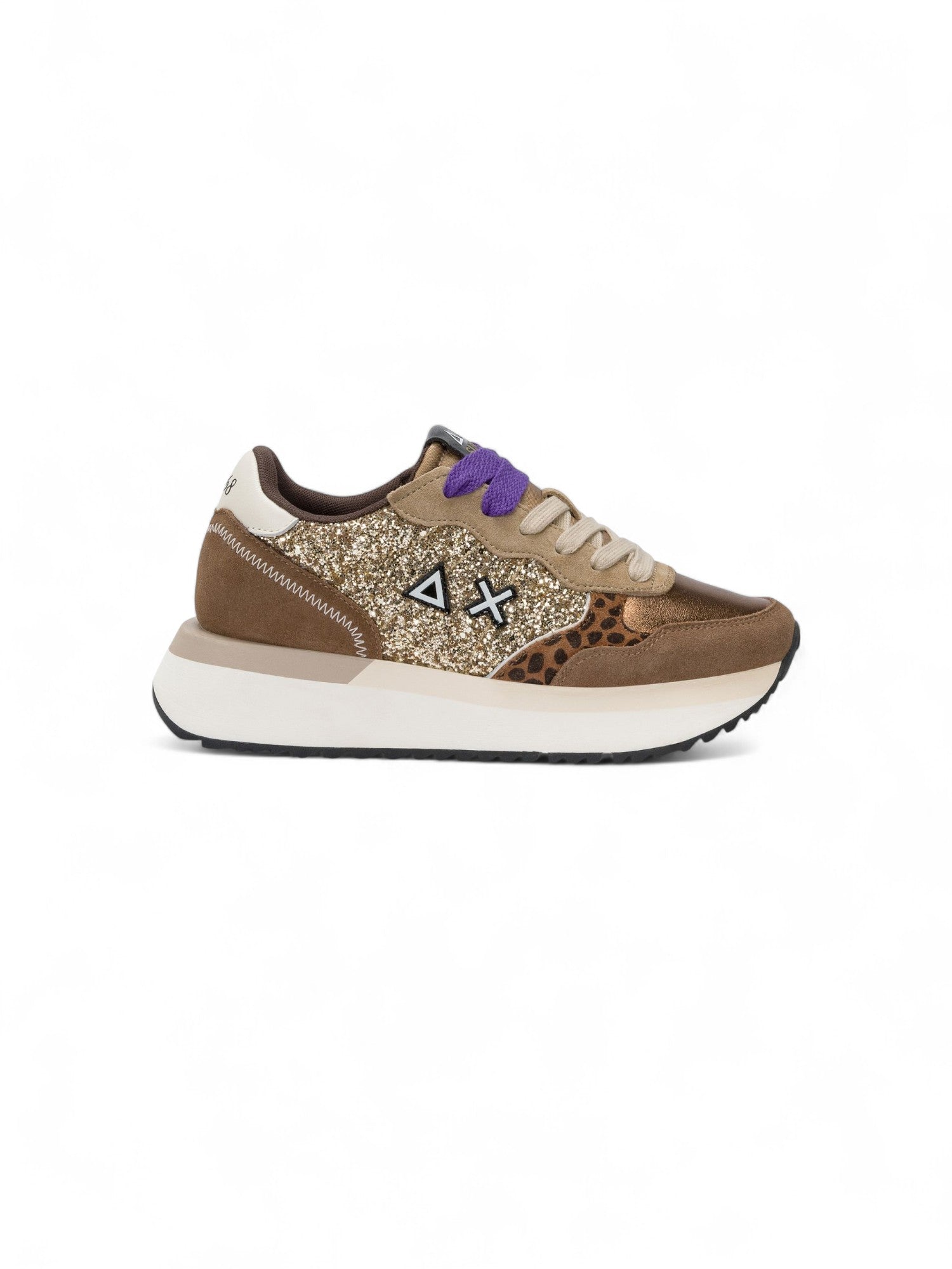 Sun68 Sneakers Donna Big Ally Glitter Oro - Z45212-43