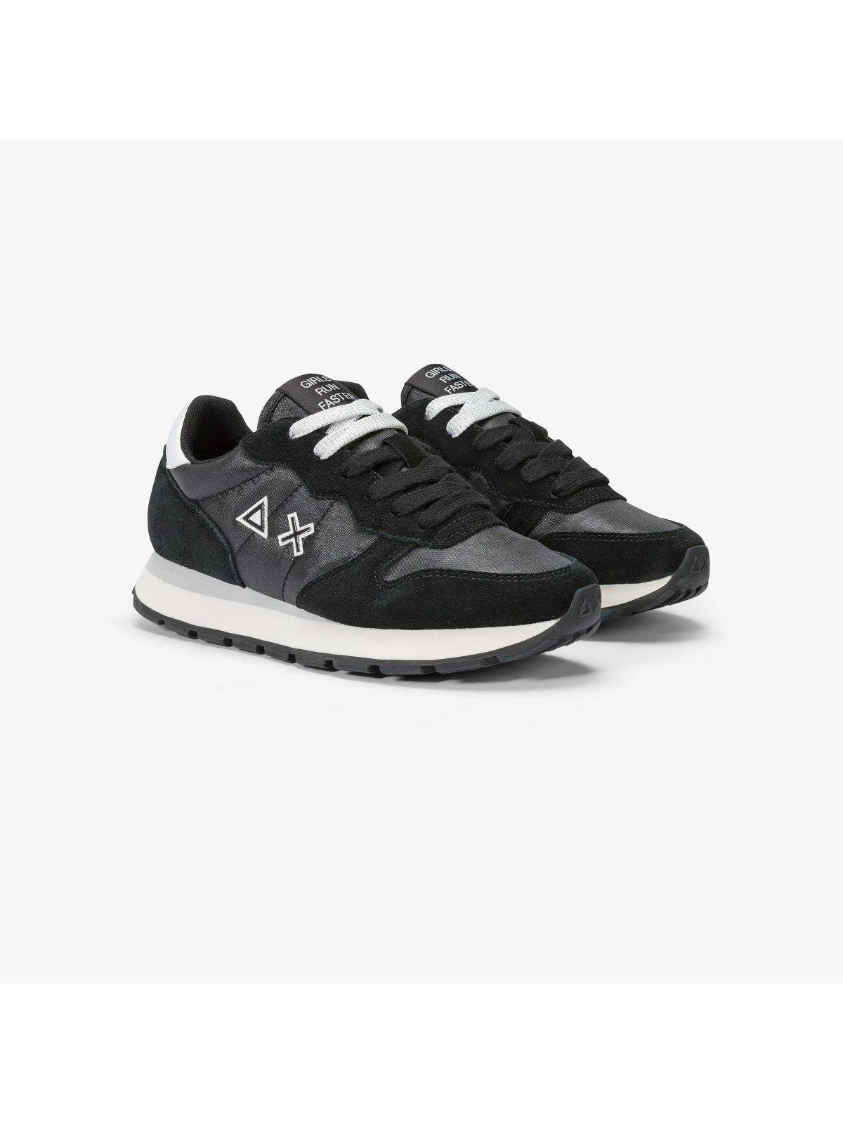 SUN68 Sneaker Nera Donna Ally bright Z44203 11 - Stilato