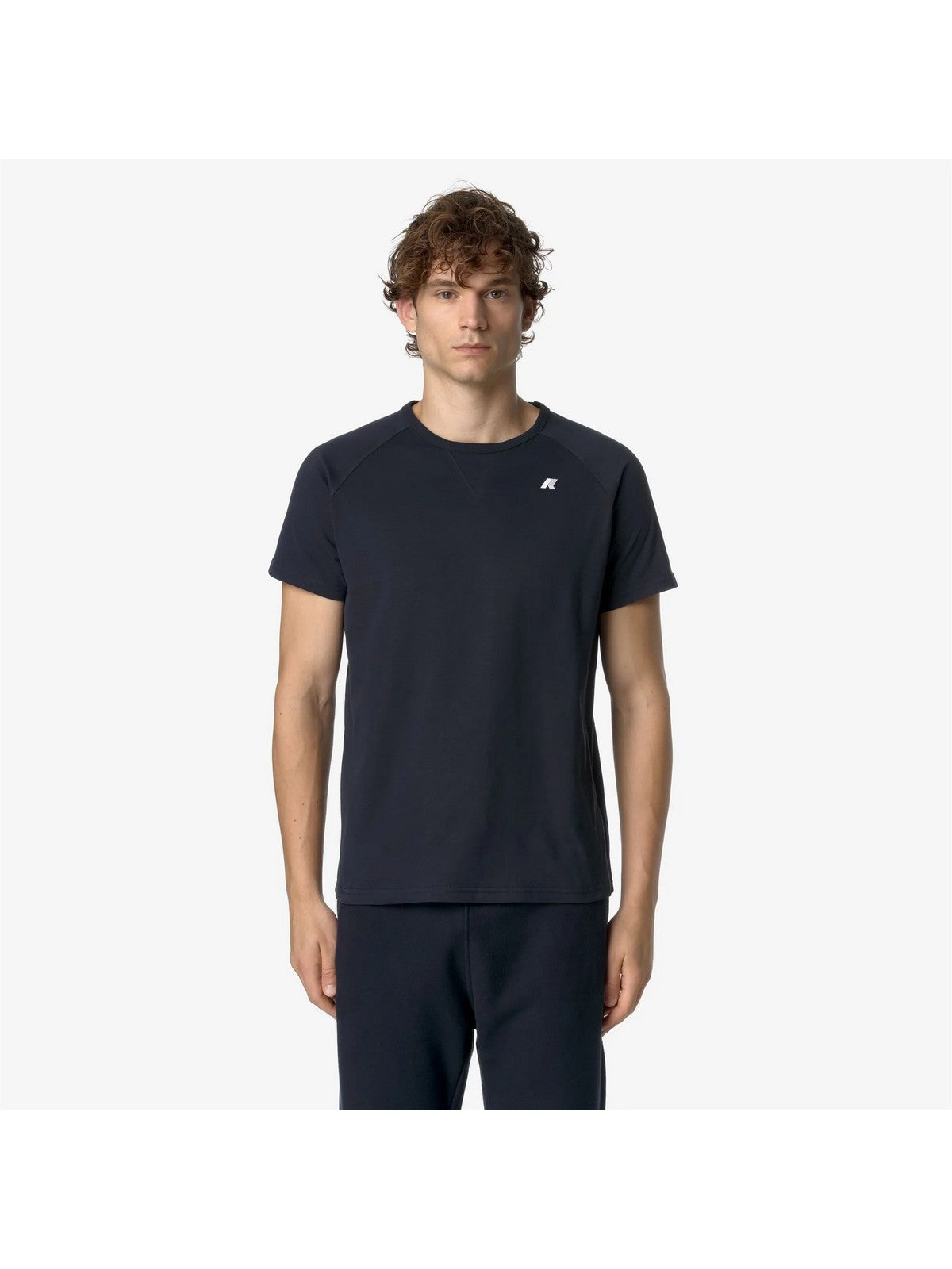 K-WAY T-Shirt e Polo Uomo EDWING JS PEACH K2125KW K89 Blu - Stilato