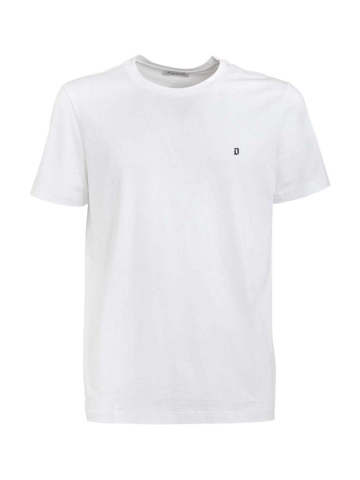 DONDUP Herren T-Shirt und Polo US198 JF0271U ZL4 000 Weiß