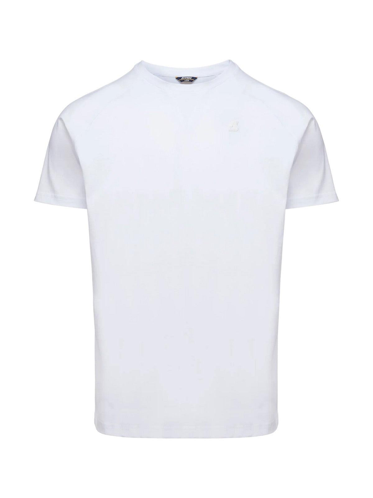 K-WAY T-Shirt e Polo Uomo Edwing K0074Q0 001 Bianco - Stilato