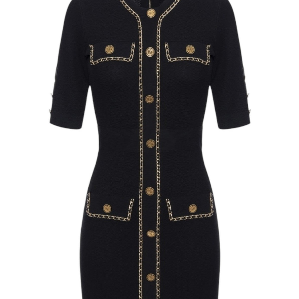 maje ravena knit dress Mini Dress Maje Ravena Dress Rib Knit Mini Dress Black Gray For Women Maje