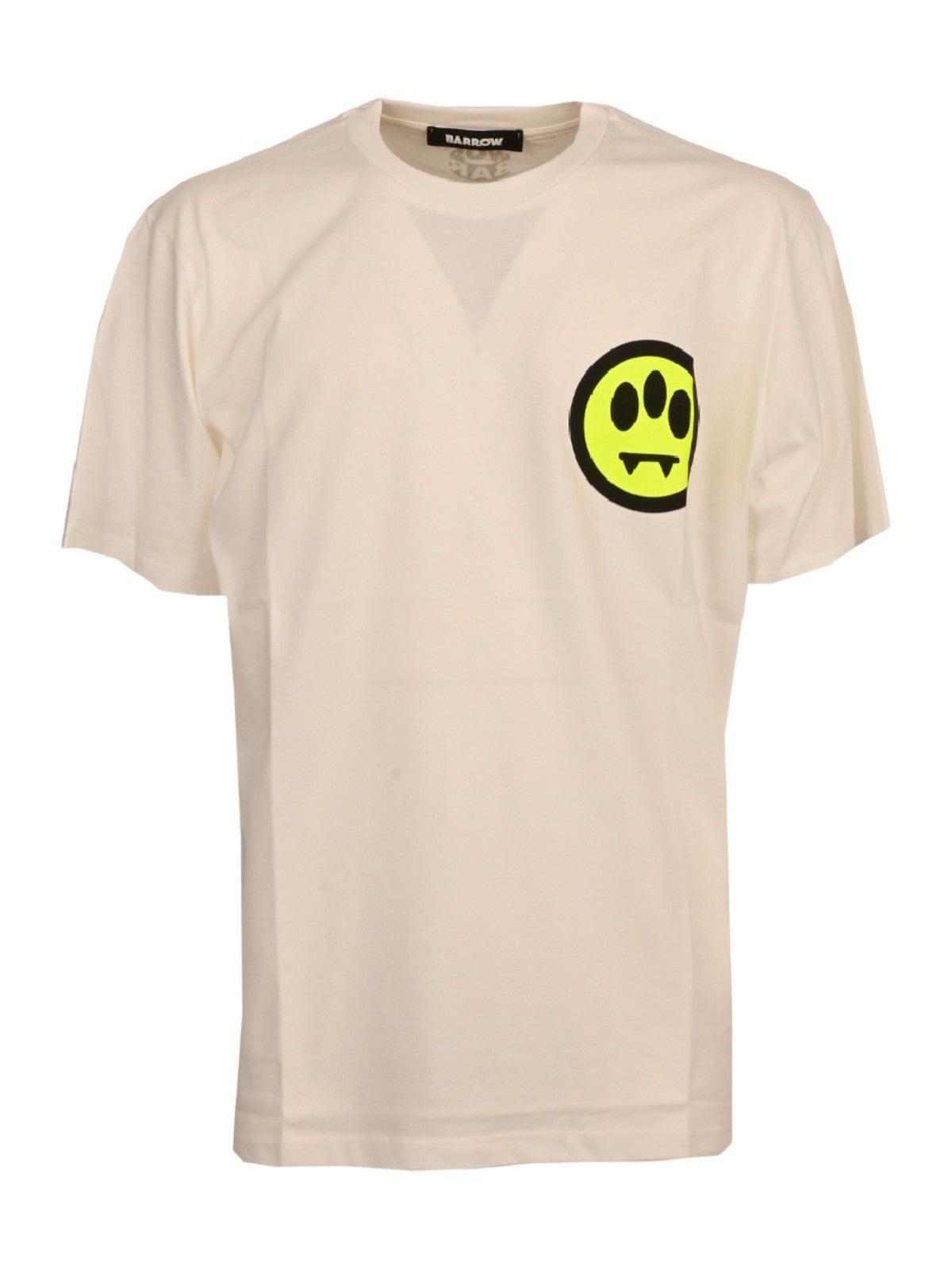 Tシャツ・カットソー BARROW Men T-shirt White S5BWUATH084 002 BARROW Men T-shirt White S5BWUATH084 002 (Barrow/Tシャツ