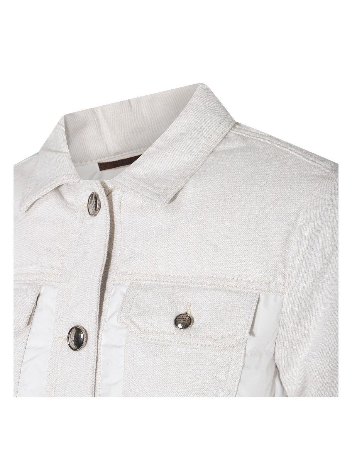 MOORER Giubbino Donna PETUNIA-24P MODGI100020 V1960 Bianco - Stilato