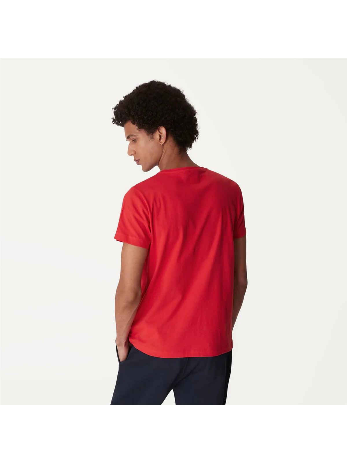 K-WAY T-Shirt e Polo Uomo Le vrai edouard K007JE0 Q03 Rosso - Stilato