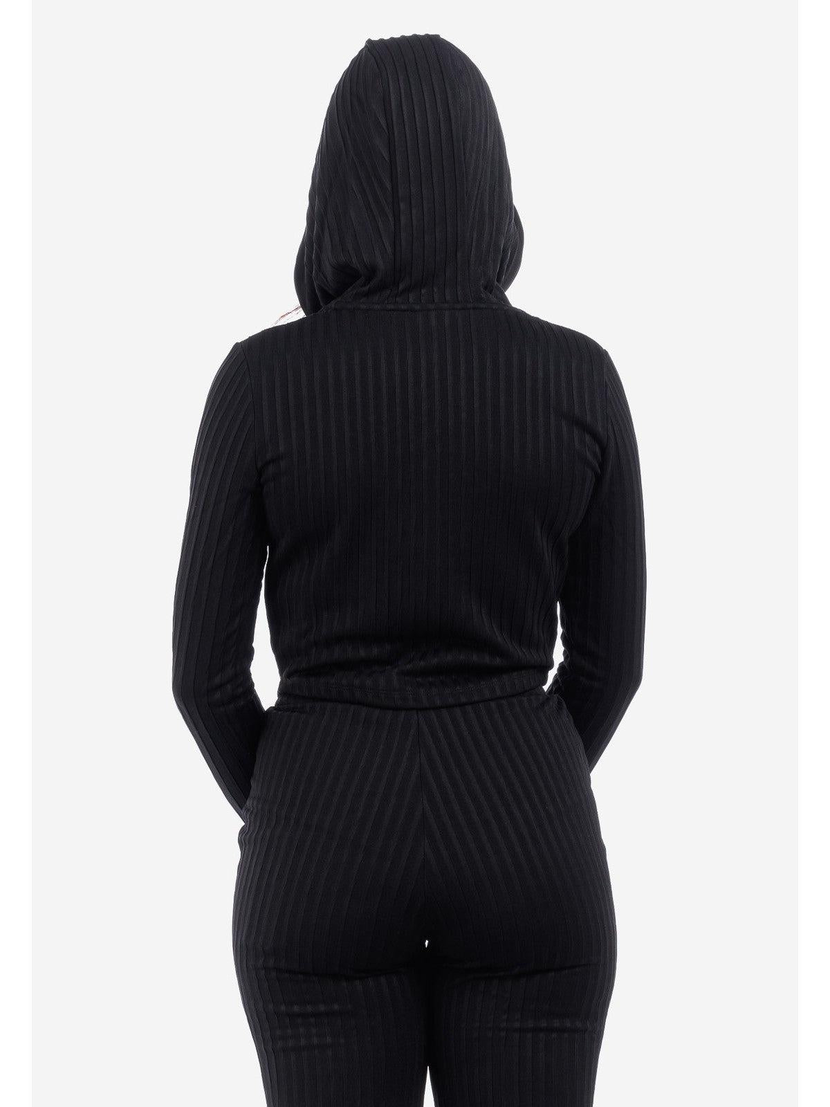 GUESS SPORT Felpa Donna Anneka Hoodie Sweats V4RQ03 KC2U2 JBLK Nero - Stilato