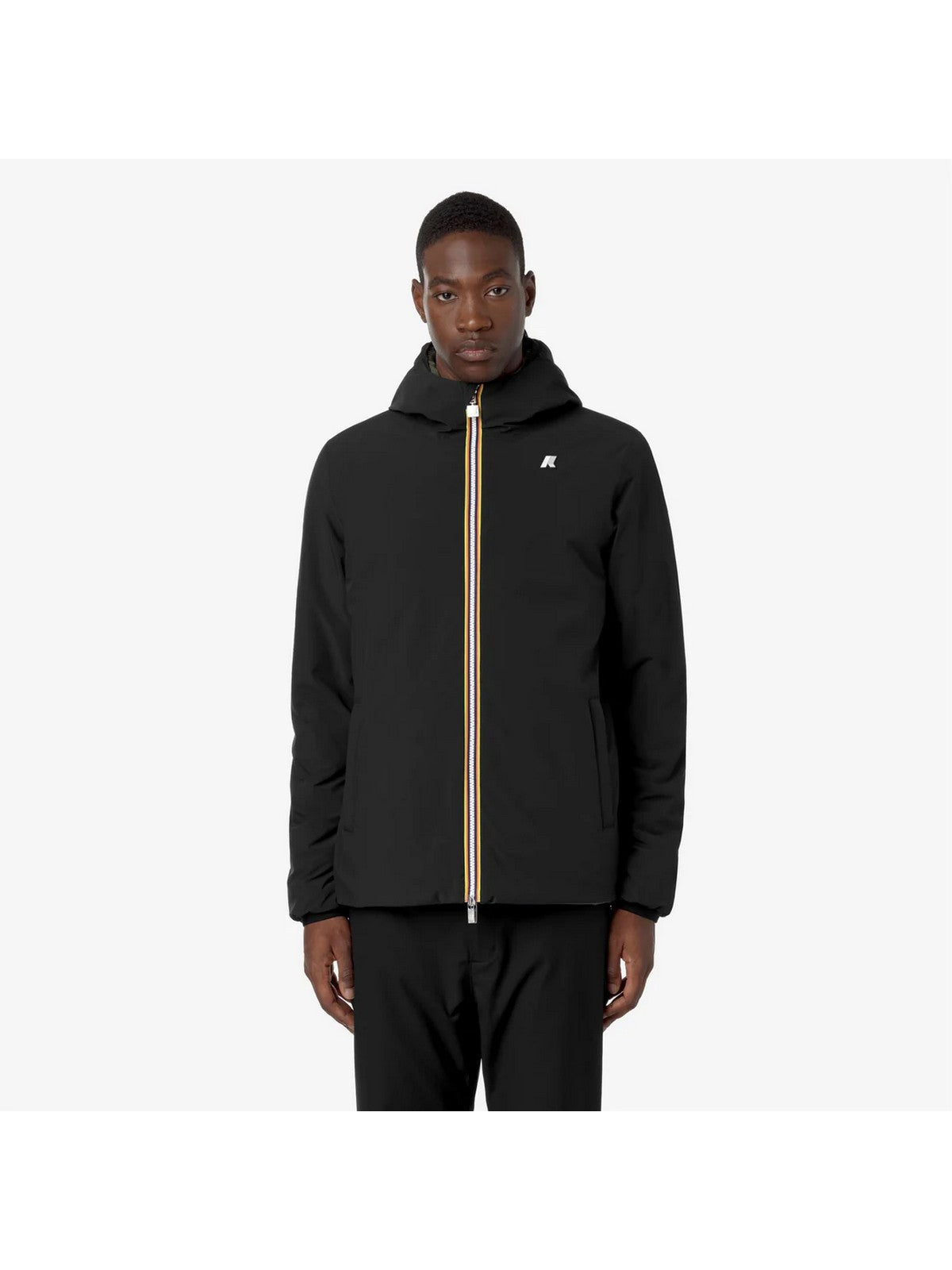 K-WAY Giubbino Uomo JACK ST WARM DOUBLE K6128VW AH3 Nero - Stilato