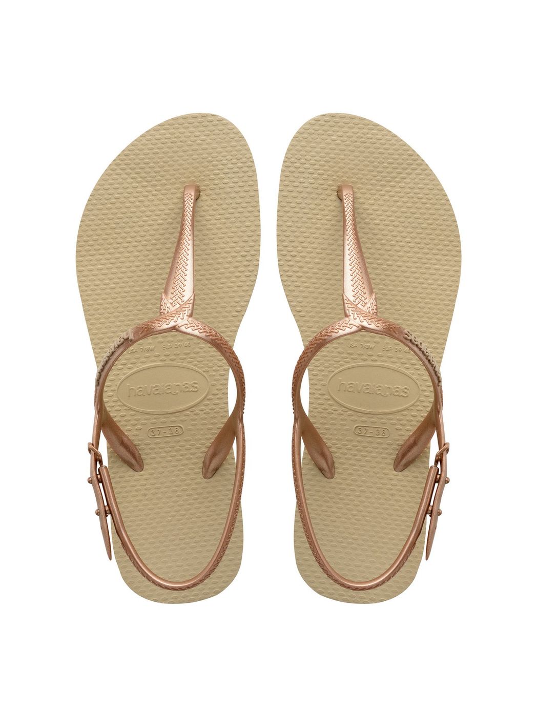 HAVAIANAS Infradito Donna Hav. Twist 4144756.0154 Beige - Stilato
