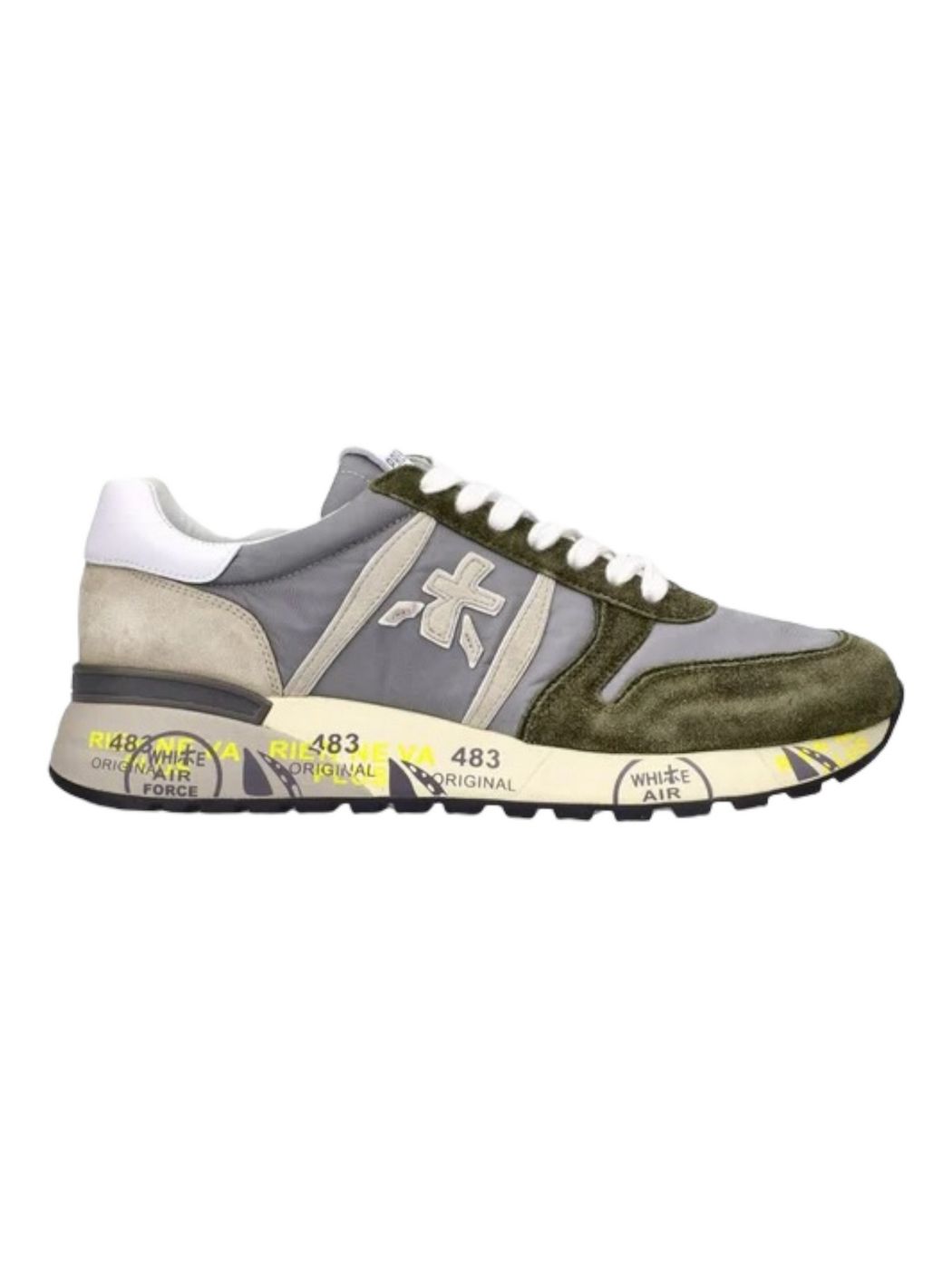 PREMIATA Sneaker Uomo Lander LANDER VAR 5195 Grigio - Stilato