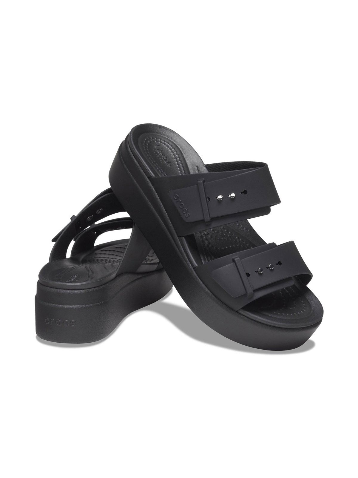 CROCS Ciabatta Donna Brooklyn sandal low 207431 001 Nero - Stilato
