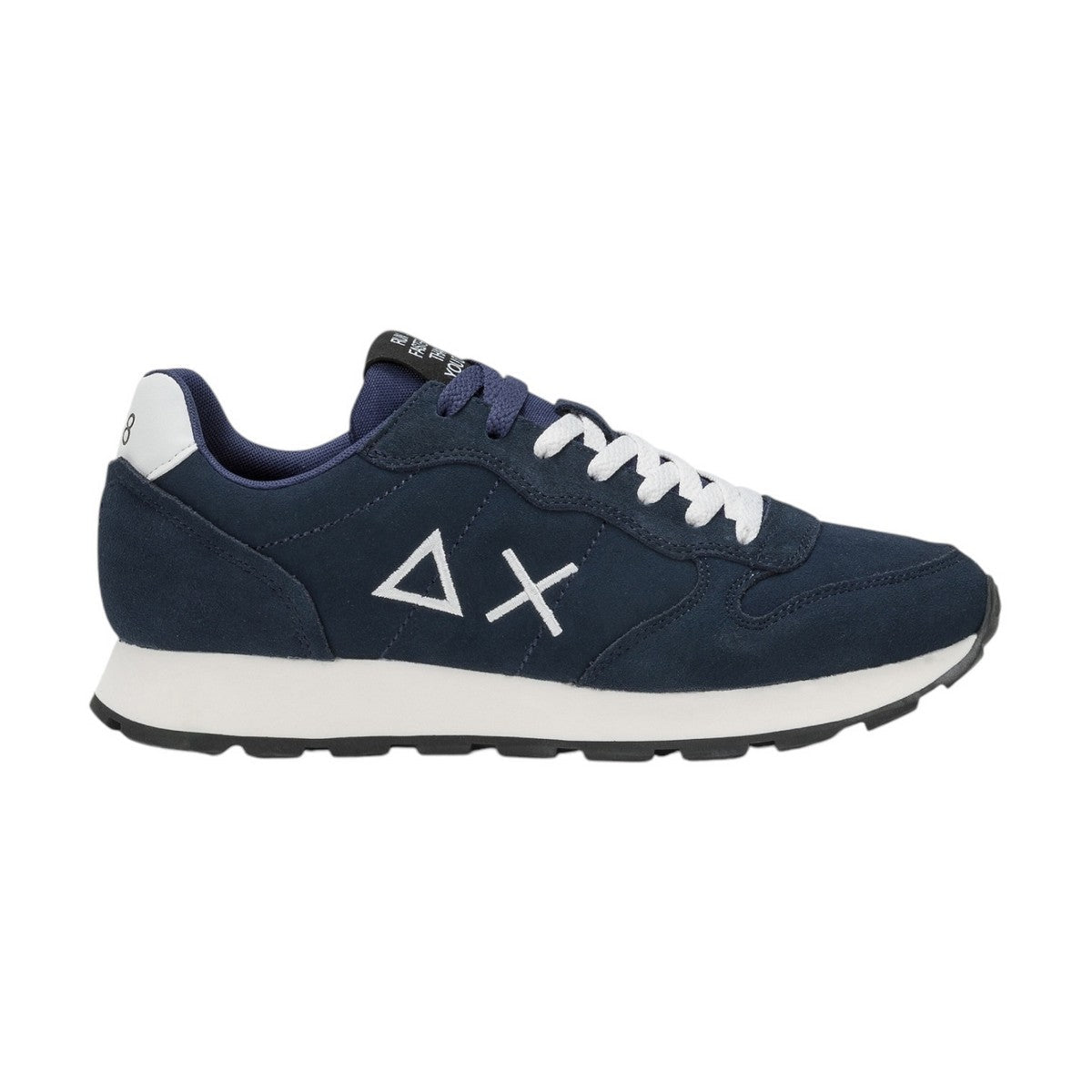 SUN68 Sneakers Basse Tom Suede - Donna/Uomo - Colore Blu Scuro (Navy) - Z44106