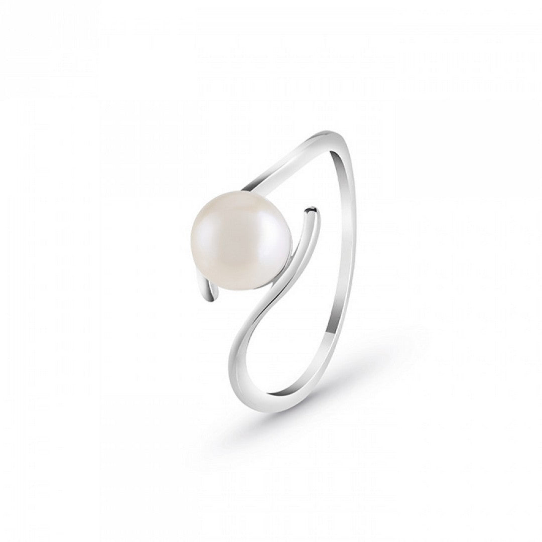 Bliss Anello Donna Paradise con perla oro bianco - 20092780 - Stilato