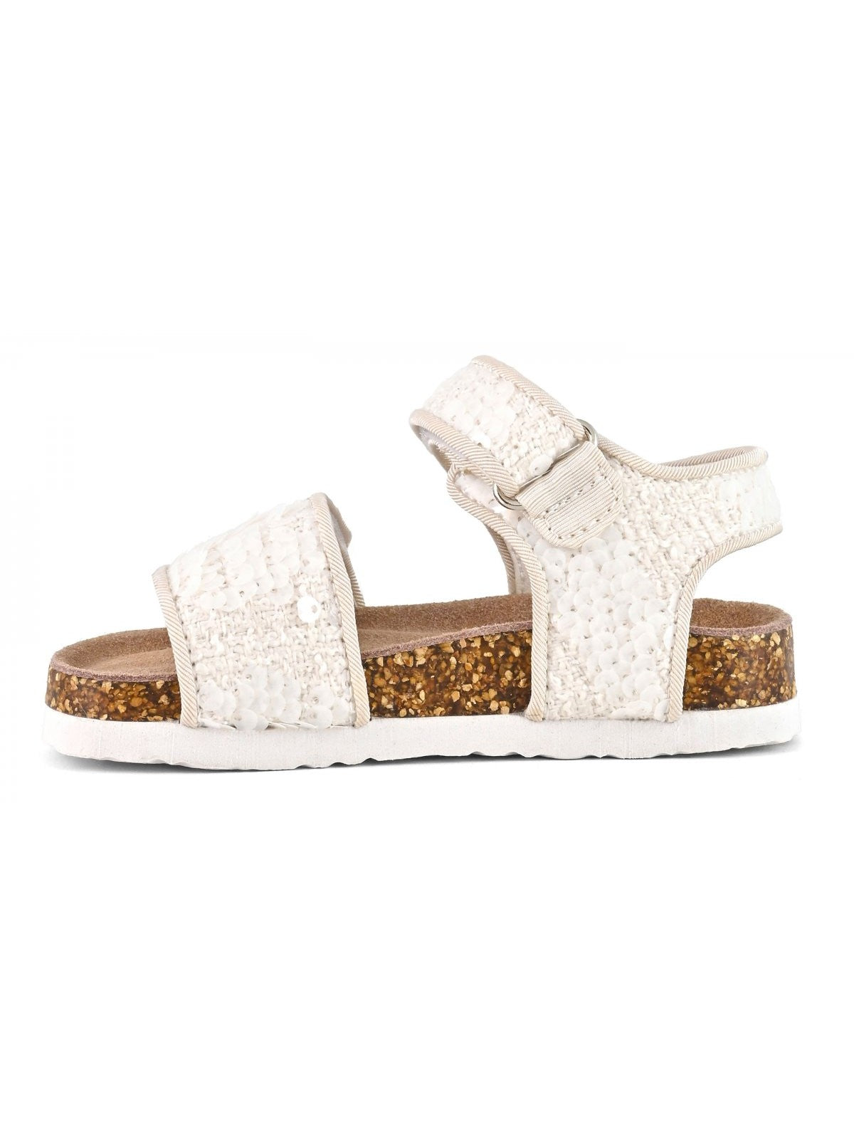 COLORS OF CALIFORNIA Sandalo Bambine e ragazze sandal sequins velcro strap HC.2501 WHI WHITE