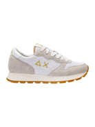 SUN68 Sneaker Donna Ally glitter textile Z34203 01 Bianco - Stilato