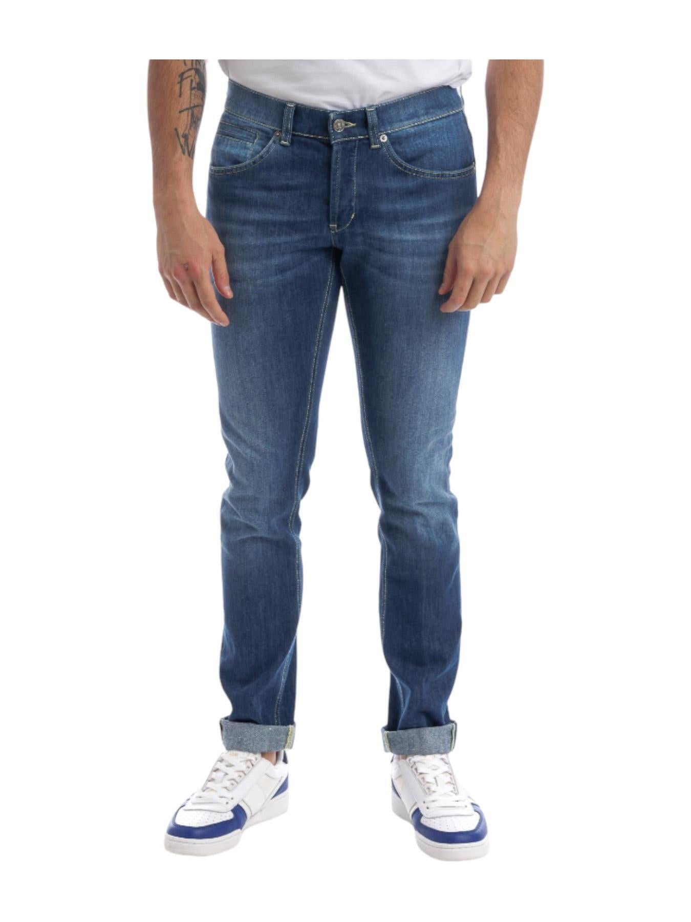 DONDUP Jeans Uomo George UP232 DS0107 CL9 DU Blu - Stilato