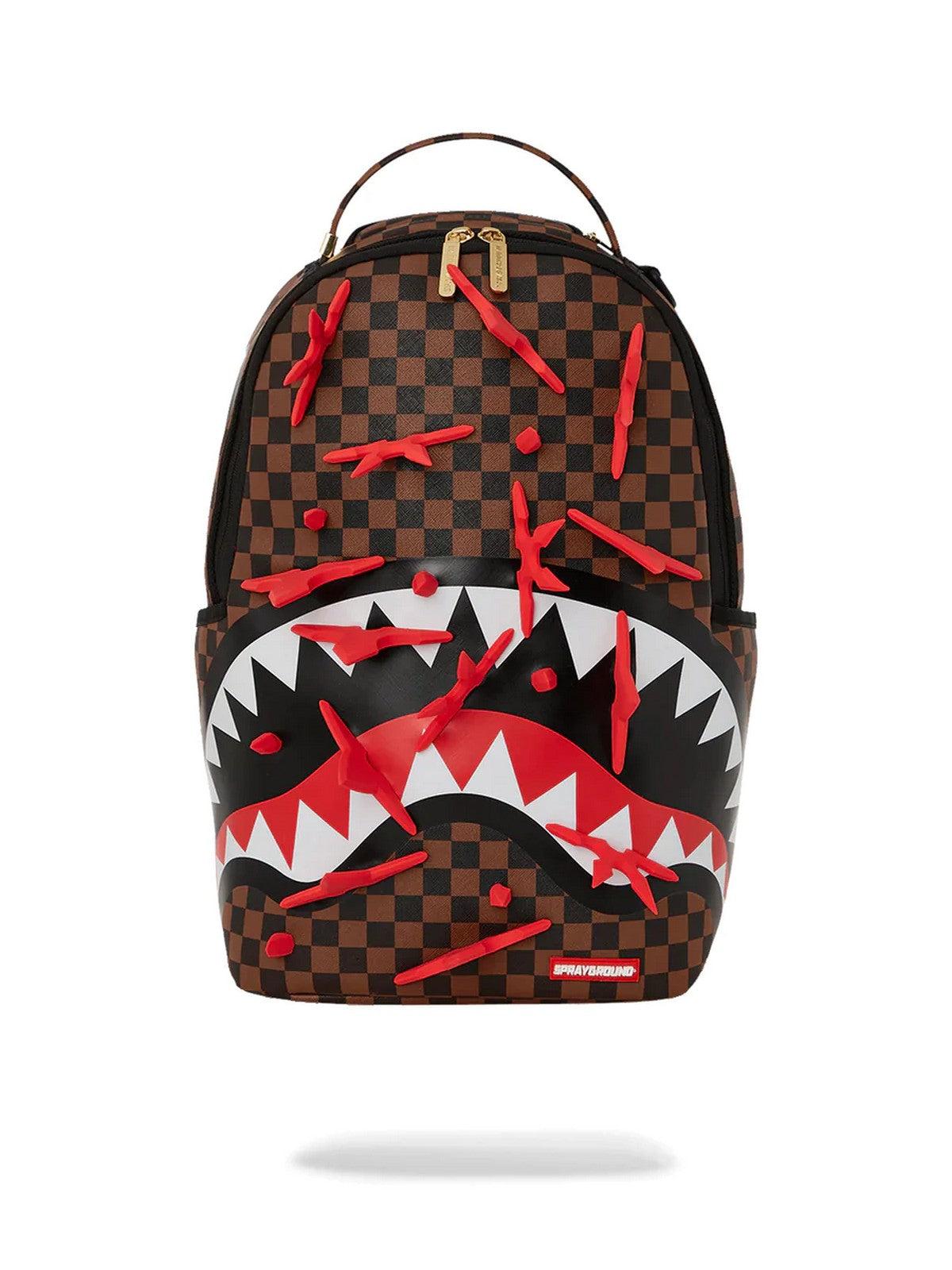 SPRAYGROUND 新品タグ付き Sprayground Men's Brown Backpack - Ninja Star – Stilato