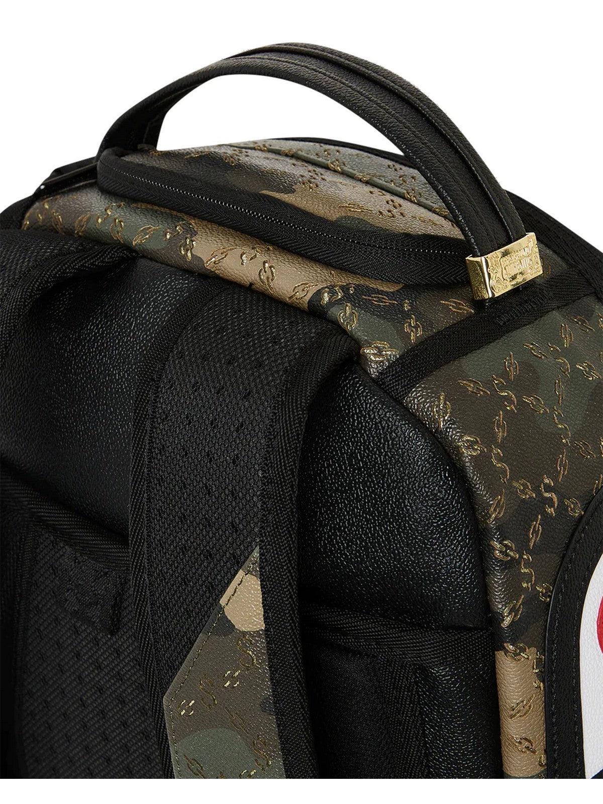 SPRAYGROUND Zaino Uomo $ Pattern over camo 910B5084NSZ Verde - Stilato