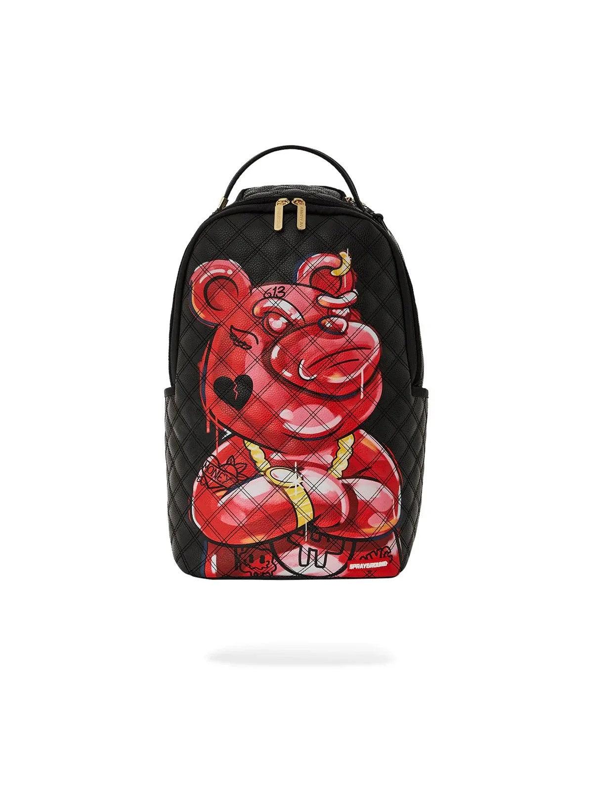 SPRAYGROUND Zaino Uomo Hand painted diablo bear 910B5462NSZ Nero - Stilato