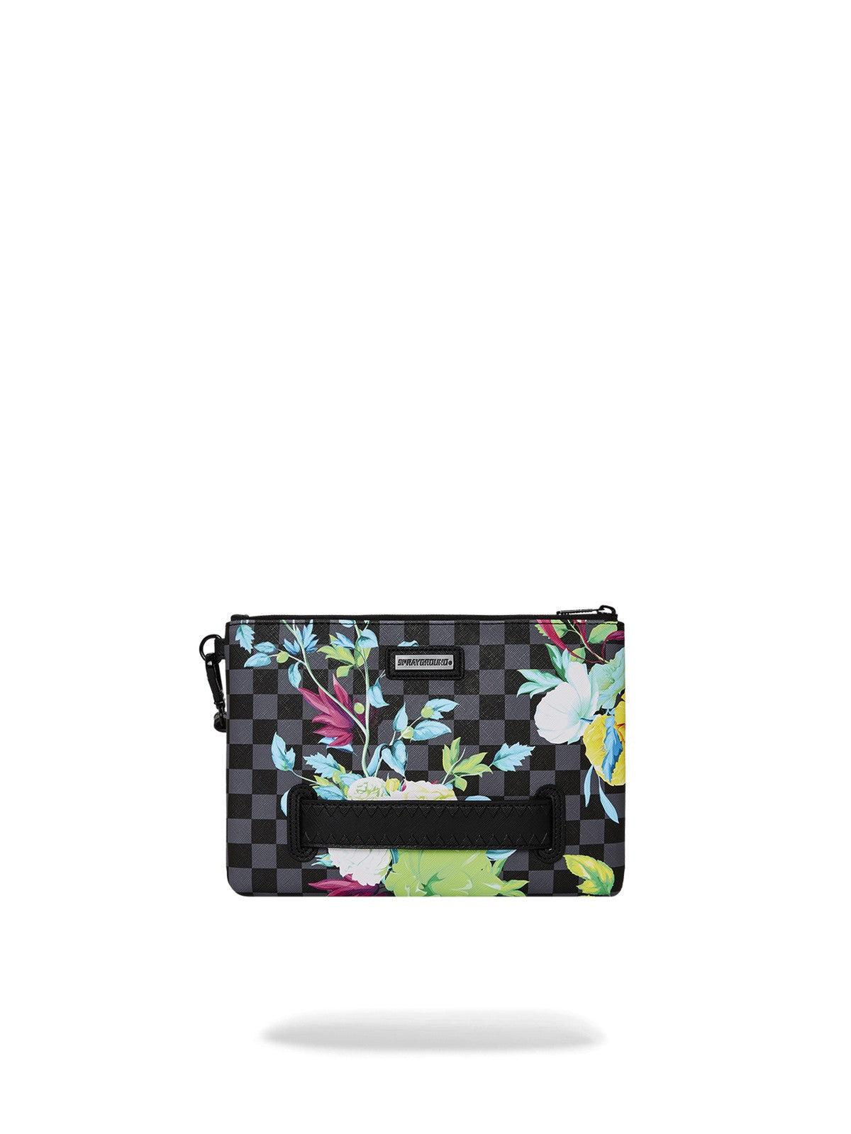 SPRAYGROUND Pochette Donna Neon floral 910B5619NSZ Nero - Stilato