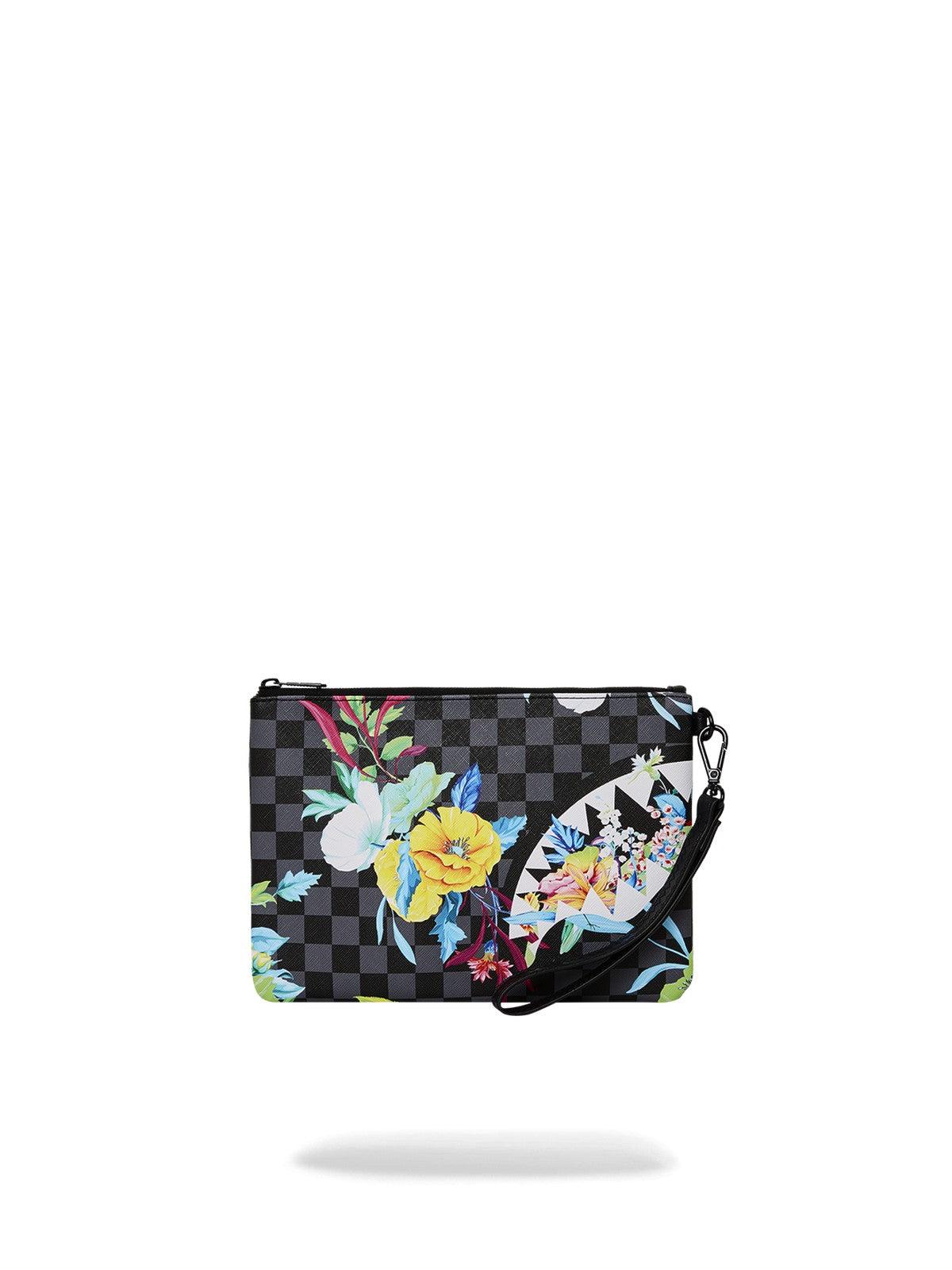 SPRAYGROUND Pochette Donna Neon floral 910B5619NSZ Nero - Stilato