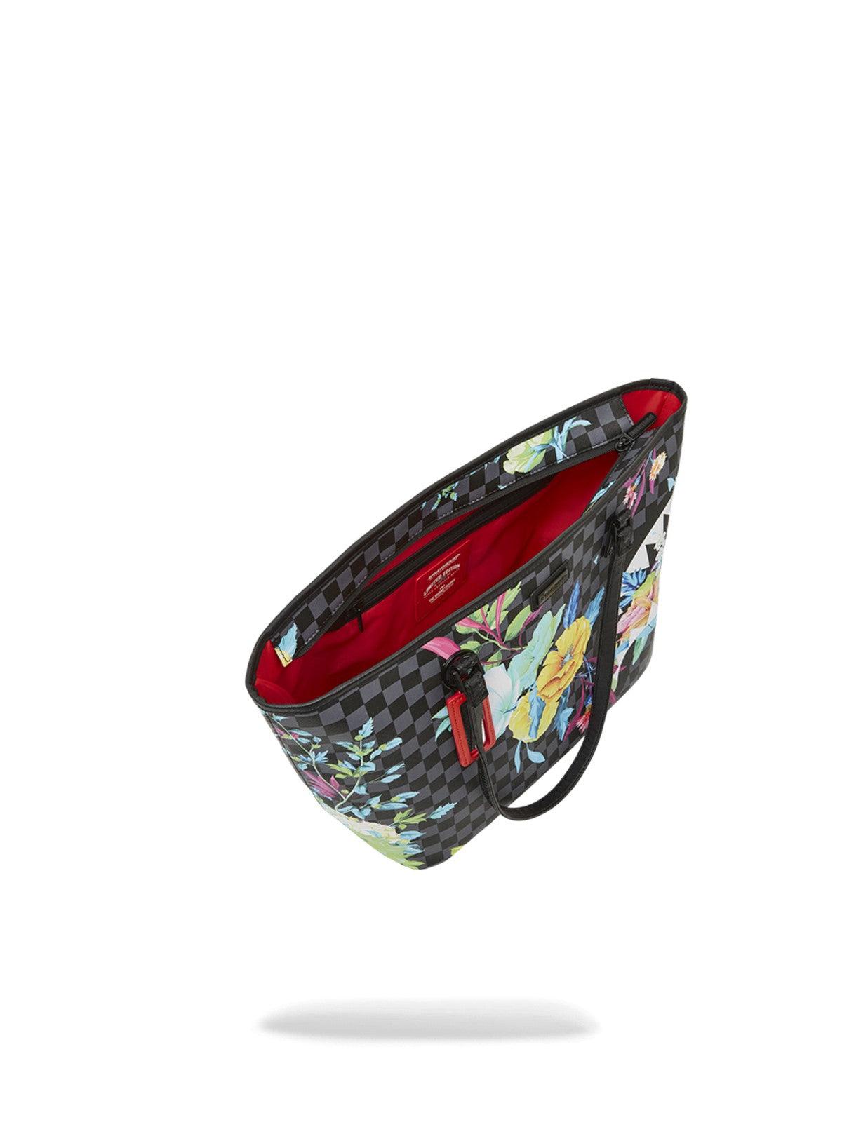 SPRAYGROUND Borsa Donna Neon floral 910T5527NSZ Nero - Stilato