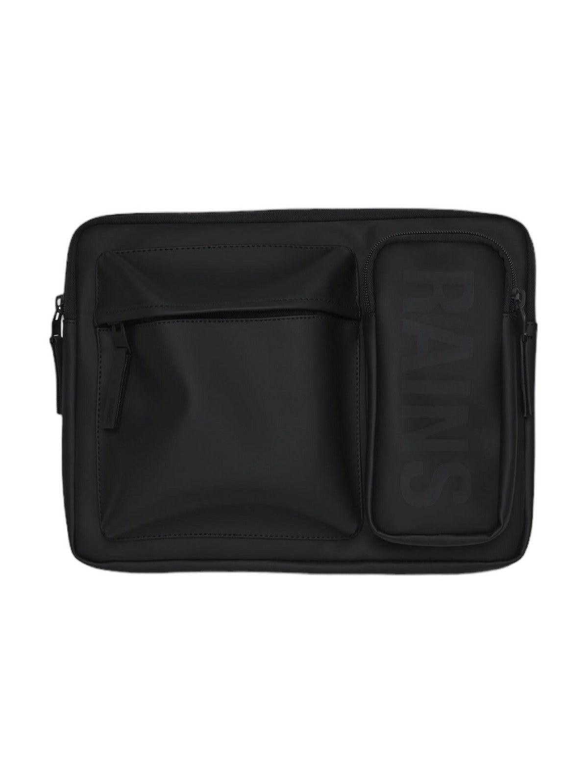 RAINS Borsa Unisex adulto "Texel Laptop Case 13""/14"" W1" 16660 01 Black Nero - Stilato