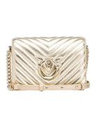 PINKO Borsa Donna Love click mini 100067-A1JE ZZLB Oro - Stilato