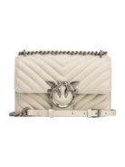 PINKO Borsa Donna Love one mini 100074-A0GK Z14O Bianco - Stilato