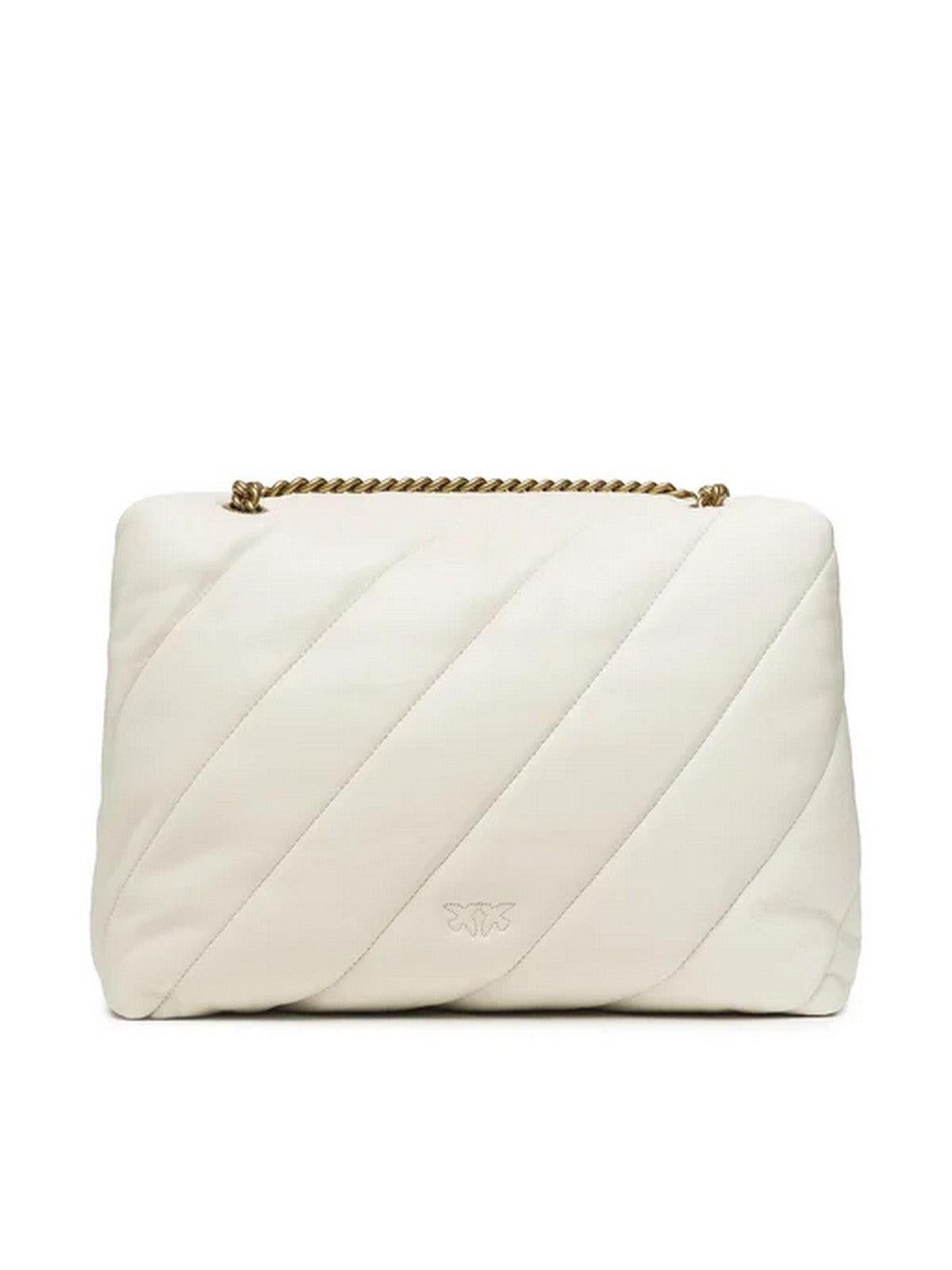 PINKO Borsa Donna Love puff big 100037-A0F2 Z14Q Bianco - Stilato