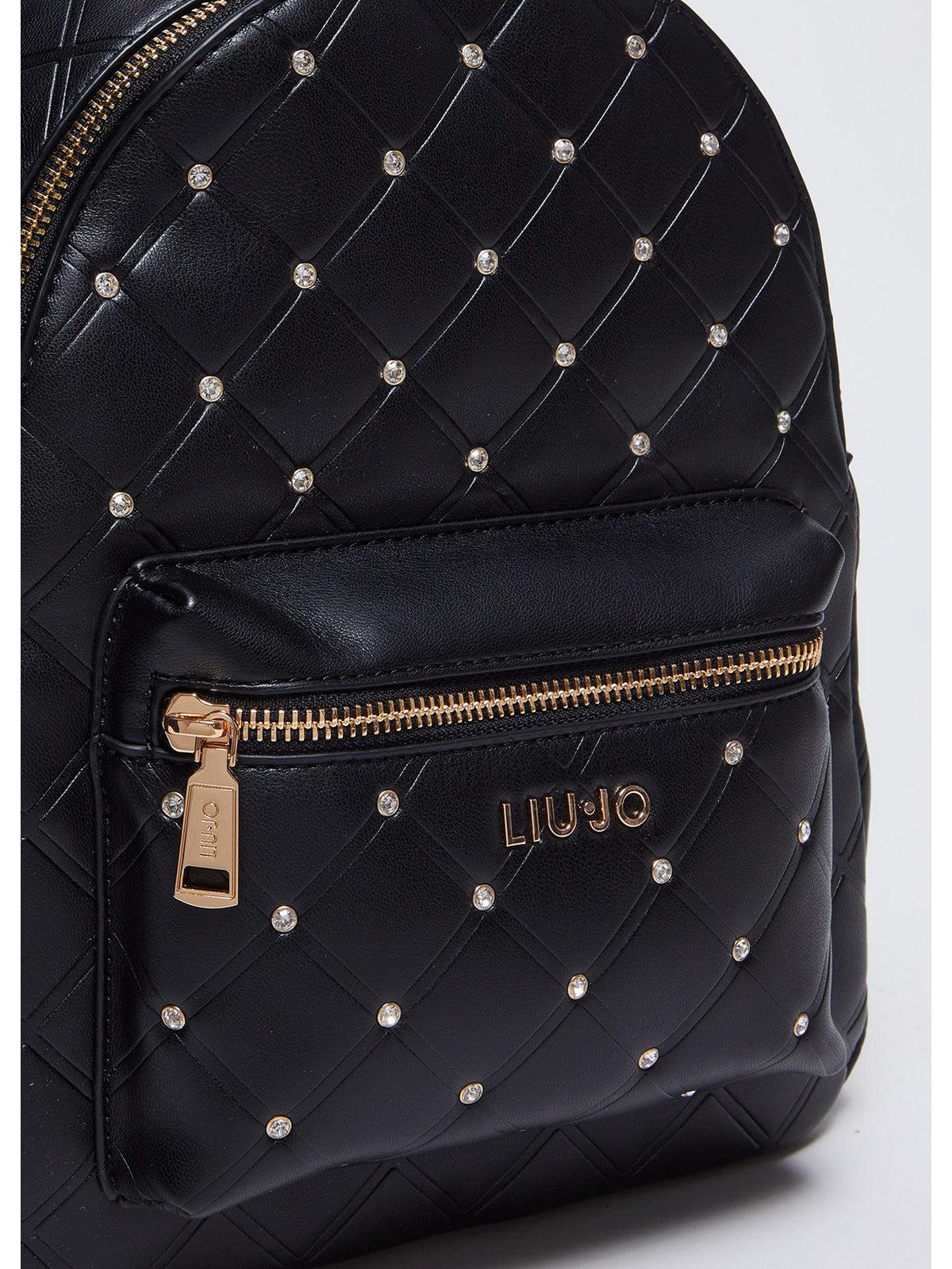 Liu Jo Women's Backpack Bags Quilted Backpack with Rhinestones