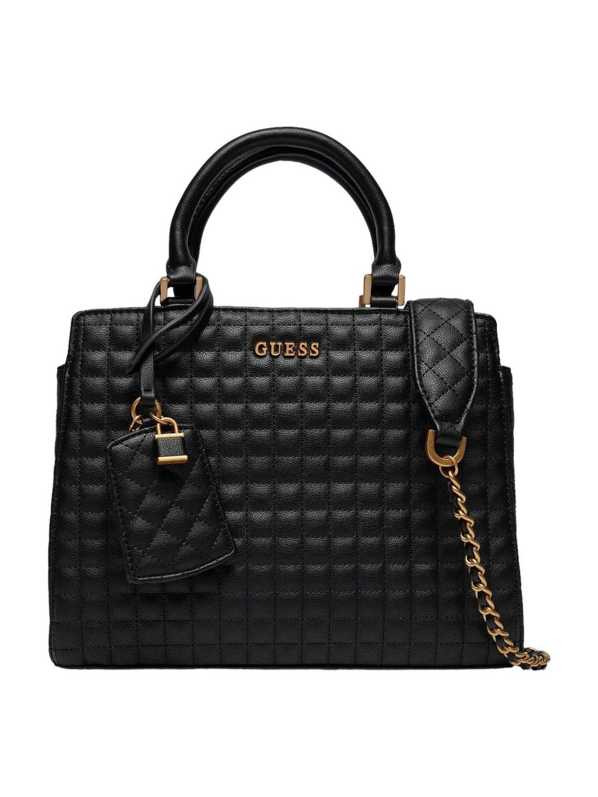 GUESS Borsa Donna Tia Luxury Satchel HWQA91 87060 BLA Nero - Stilato