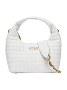 GUESS Borsa Donna Tia Luxury Satchel HWQA91 87120 WHI Bianco - Stilato