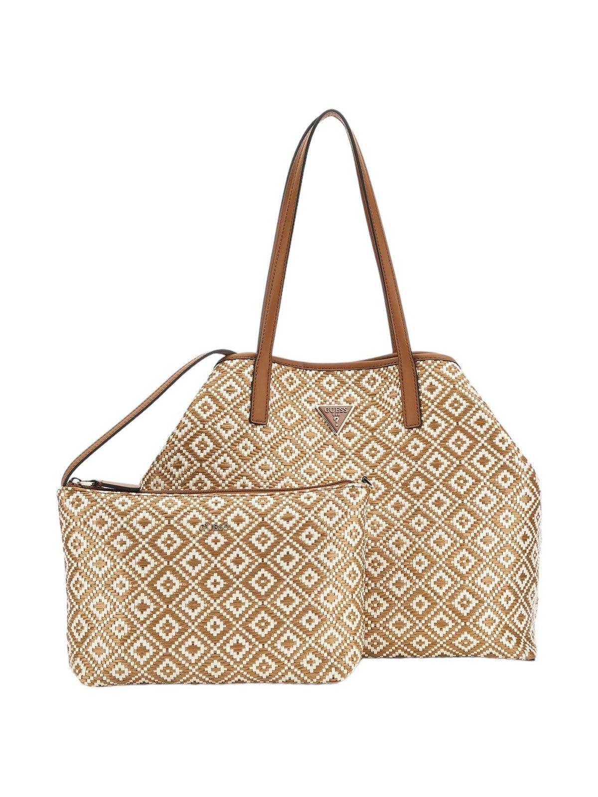 GUESS Borsa Donna Vikky Ii Large Tote HWWR93 18290 COG Marrone - Stilato