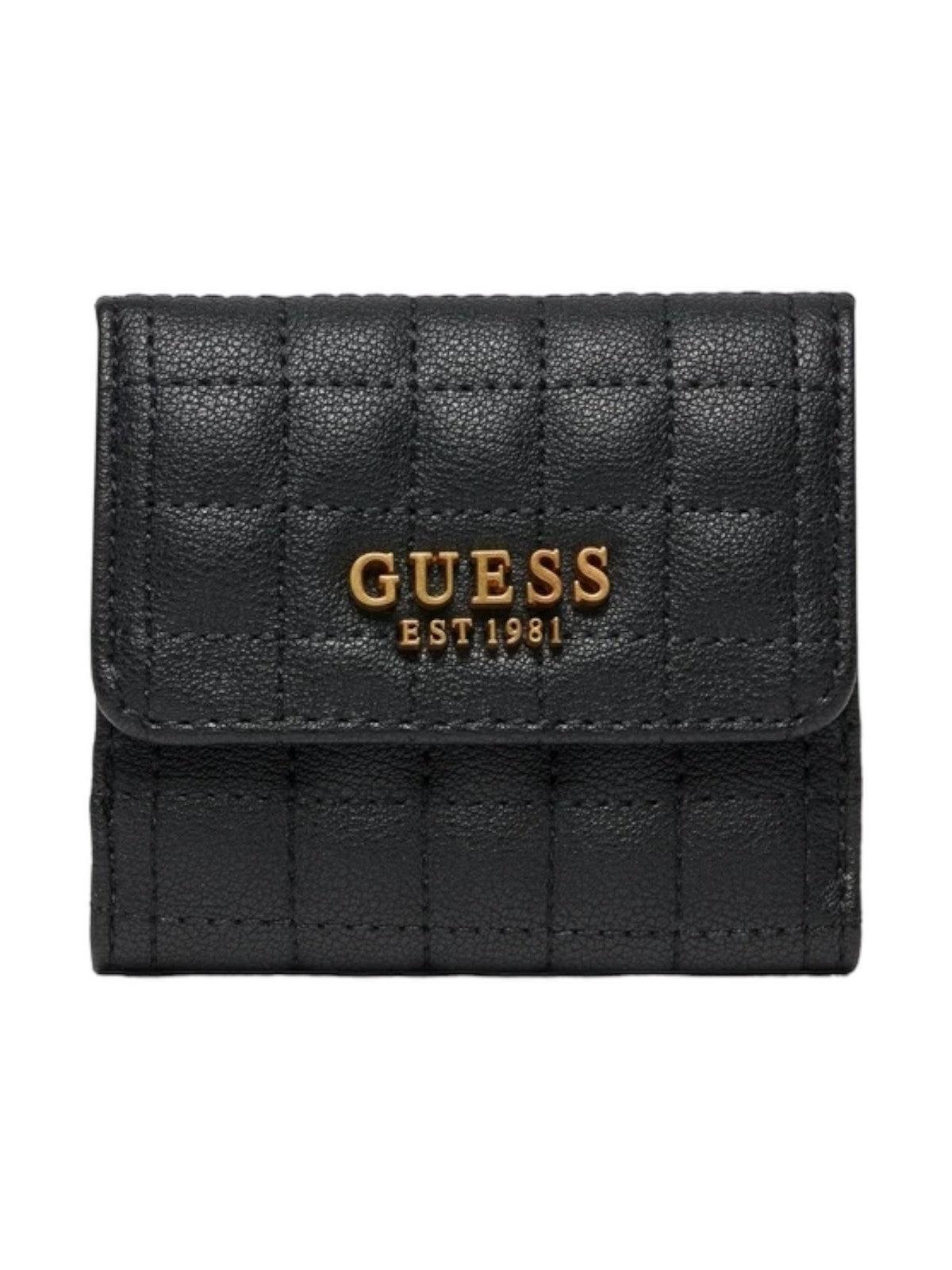 GUESS Portafoglio Donna Tia Slg Medium Zip A SWQA91 87440 BLA Nero - Stilato