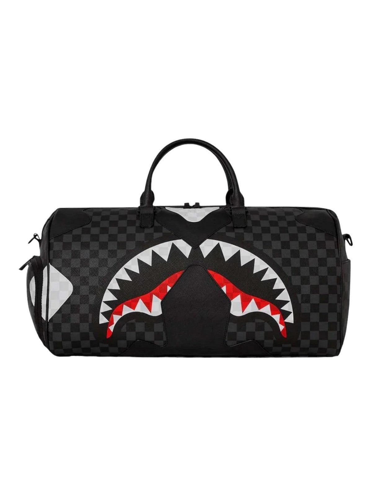 SPRAYGROUND Borsone Uomo TRIPLE DECKER HEIR TO THE THRONE DUFFLE 910D6069NSZ Nero - Stilato