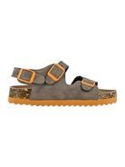 COLORS OF CALIFORNIA Sandalo Bambini e ragazzi Boy Sandal 3 Buckles HC.2412 BRO Marrone - Stilato