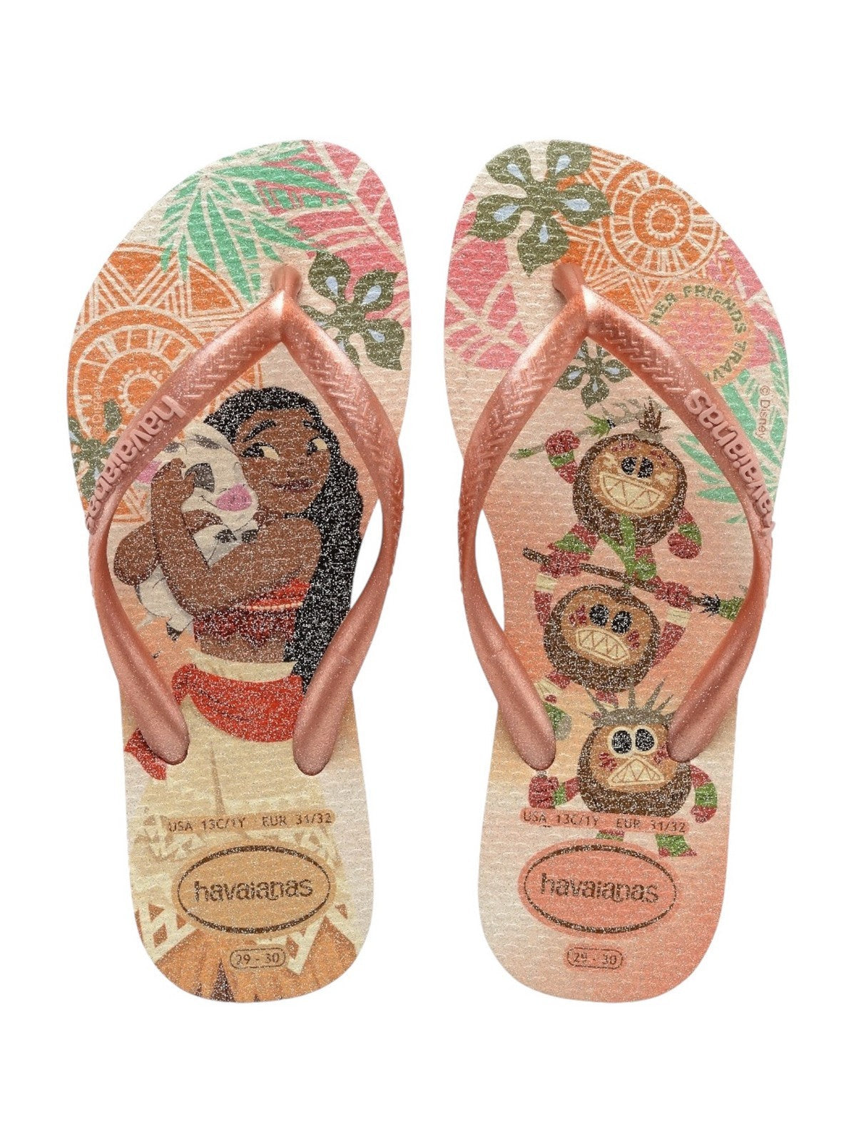 HAVAIANAS Infradito Bambine e ragazze Hav. Kids slim princess 4123328.9259 Rosa