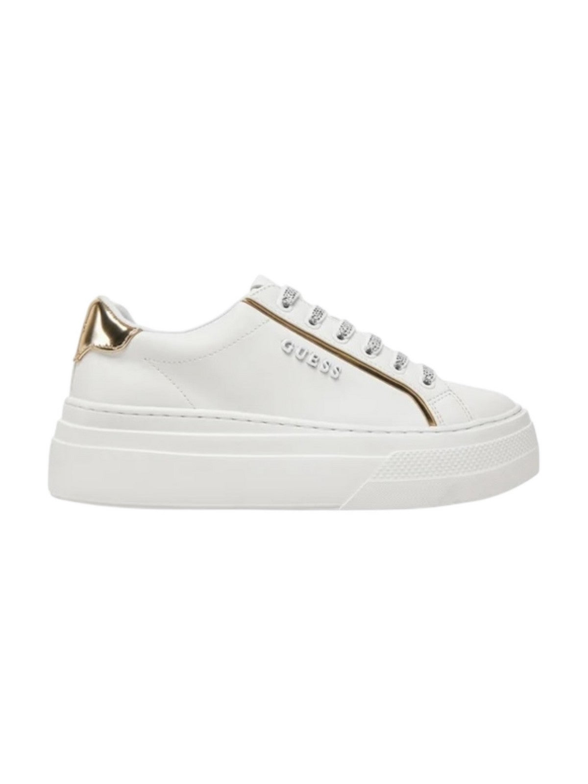 GUESS Sneaker Donna AMERIA FLJMRI ELE12 WHPLA WHITE/PLATINO