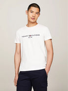 TOMMY HILFIGER T-Shirt e Polo Uomo MW0MW11465 118 Bianco - Stilato